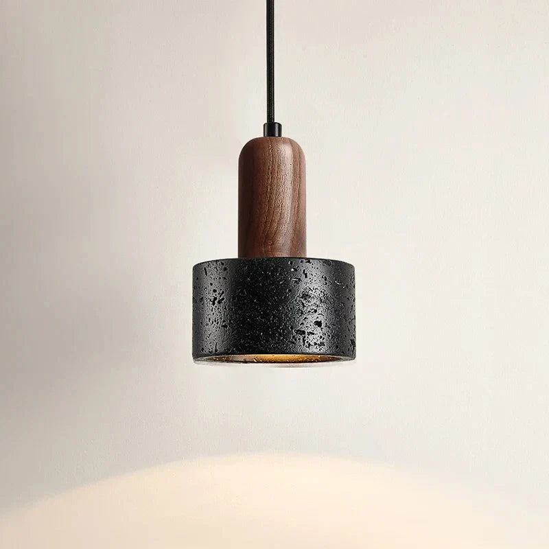 DecorBites™ Cream Nordic Small Pendant Lamp for Modern Wabi Sabi Bedroom Decor