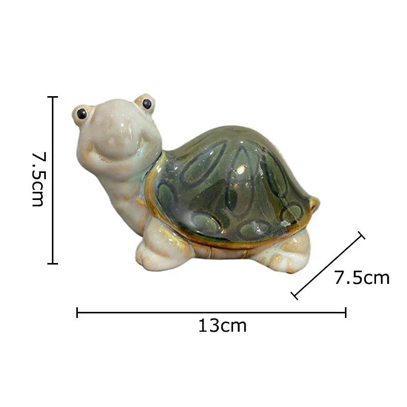 DecorBites™ Little Turtle Statue Desk Decoration Creative Ornaments Room Decor