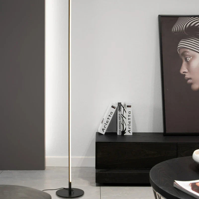 DecorBites™ LED Floor Lamp 15W Aluminum Iron Paint Black/White Living Room Bedroom Lighting