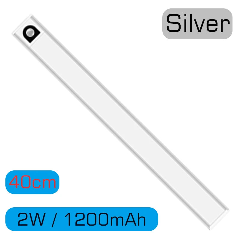 DecorBites™ LED Cabinet Light Bar Motion Sensor Magnet Lamp Wardrobe Kitchen