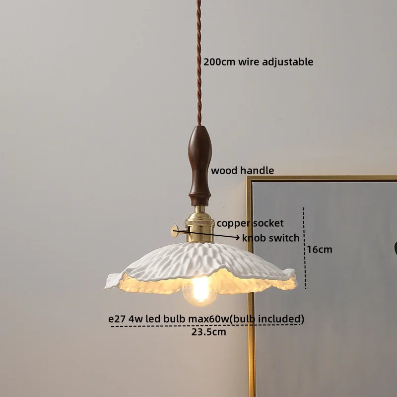 DecorBites™ Gray Glass LED Pendant Lamps, Nordic Modern Design for Bedroom, Living Room Lighting Fixtures