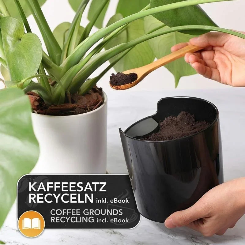 DecorBites™ Coffee Knock Box Grounds Dump Bin Anti Slip Cafe Accessories