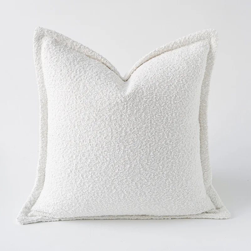 DecorBites™ Cozy Green Handmade Pillow Cover 45x45cm - Nordic Fall Winter Home Decor