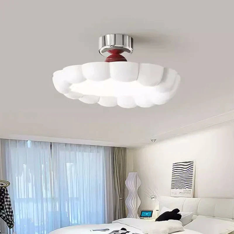 DecorBites™ Cream LED Ceiling Light for Minimalist Home Decor