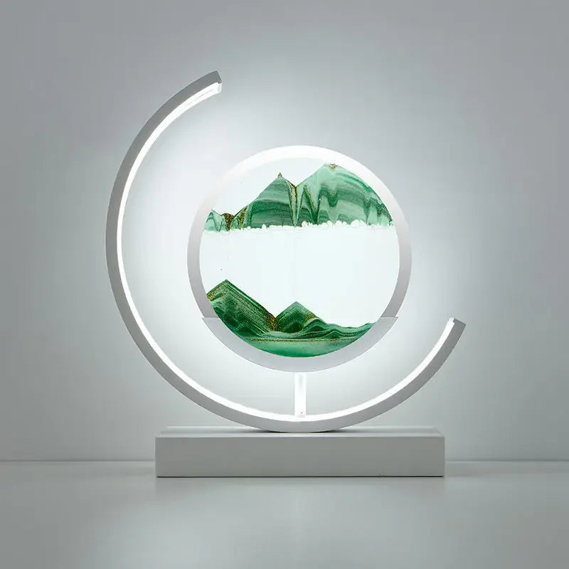 DecorBites™ LED Hourglass Quicksand Desk Lamp, Unzip Decor, Night Light, Holiday Gift