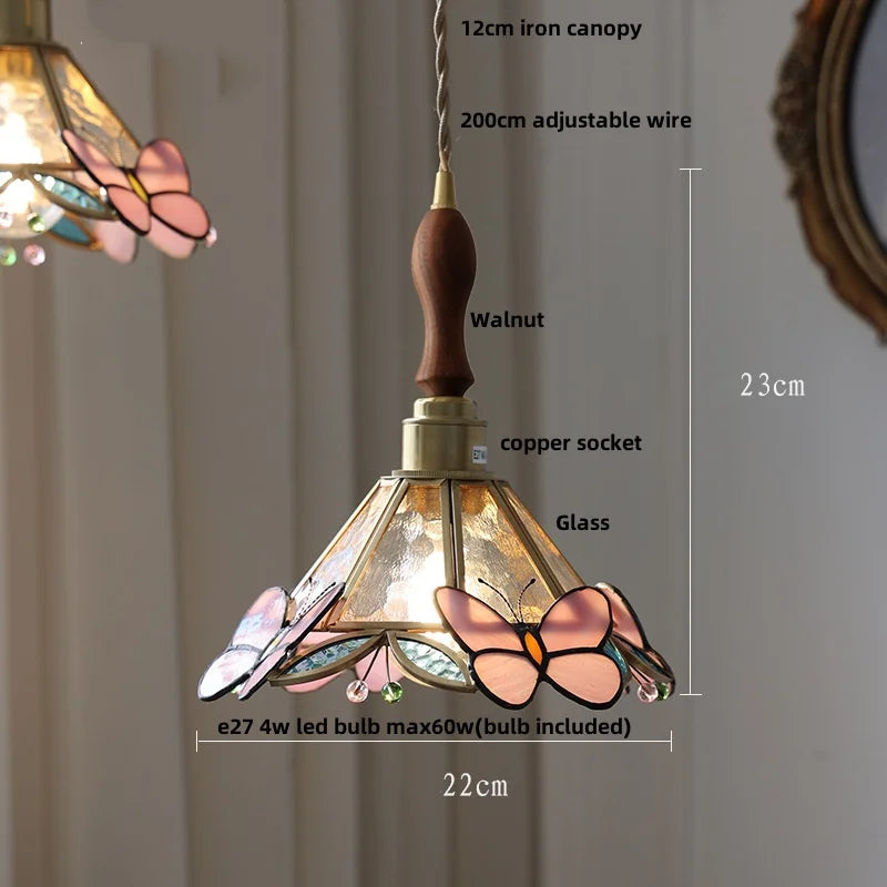 DecorBites™ Crown Diamond Glass Pendant Lamp, LED Modern Hanging Light