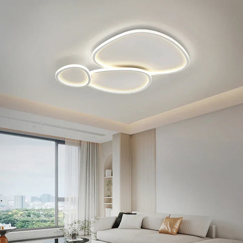 DecorBites™ Cobblestone LED Ceiling Lights Living Room Chandelier for Modern Home Decor
