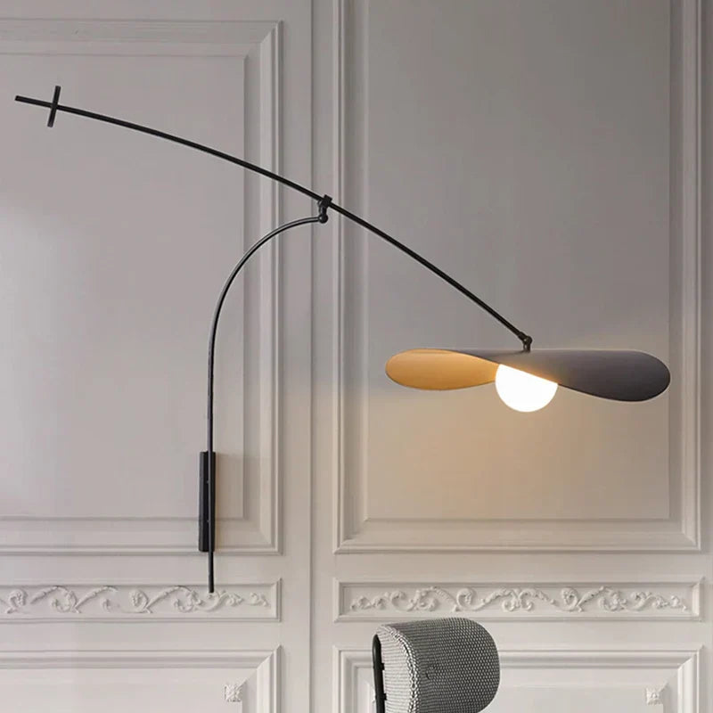 DecorBites™ Adjustable Glass Shade LED Wall Lamp for Home Decor and Reading Light