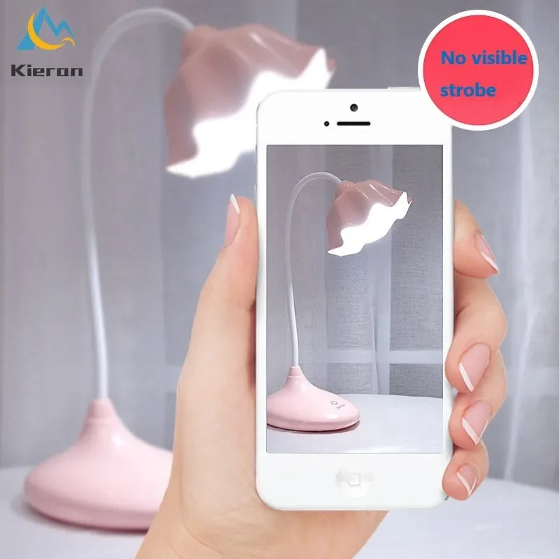 DecorBites™ Lotus Floor Lamp: Modern LED Desk Lamp for Bedroom Study Living Room