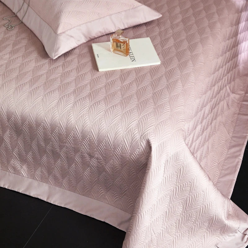 DecorBites™ Cool Lyocell Fiber Quilted Bedspread Set with Pillowcase