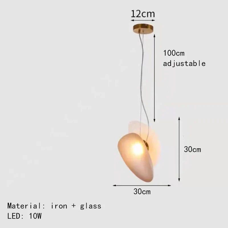 DecorBites™ Glass Indoor Pendant Lights for Dining Room Kitchen Bar Shop