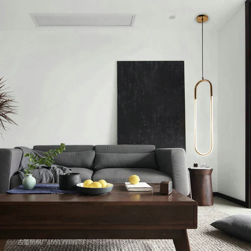 DecorBites™ LED U-shaped Bar Chandelier for Dining Living Bedroom - Nordic Minimalist Style
