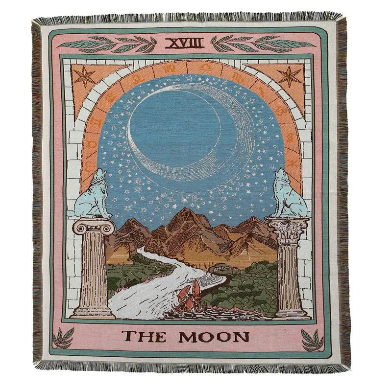 DecorBites™ Bohemian Outdoor Blanket - Luxury Tapestry Rug for Camping, Picnics, and Home Decor