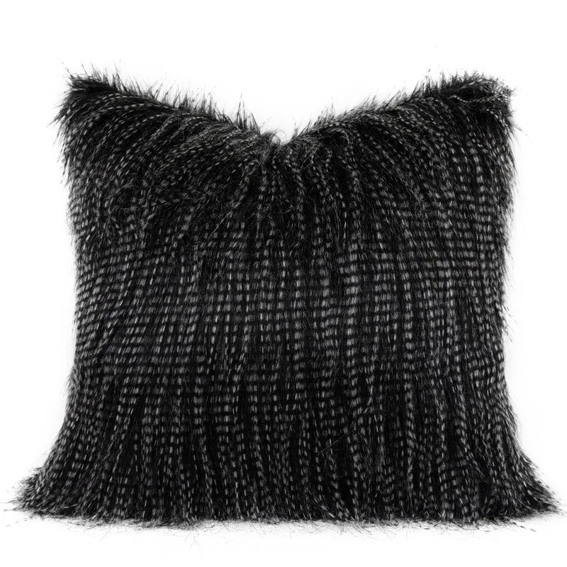 DecorBites™ Chestnut Brown Wabi Sabi Lumbar Pillow Case with Heavy Texture
