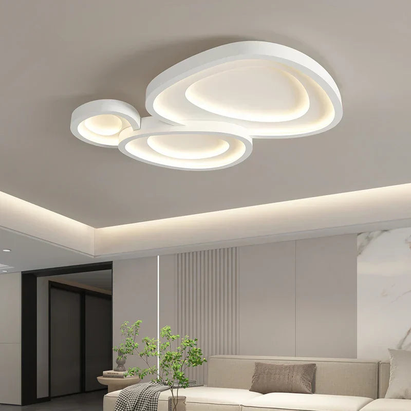 DecorBites™ LED Flower Chandelier for Modern Bedroom Ceiling Lamps - Indoor Lighting for Home