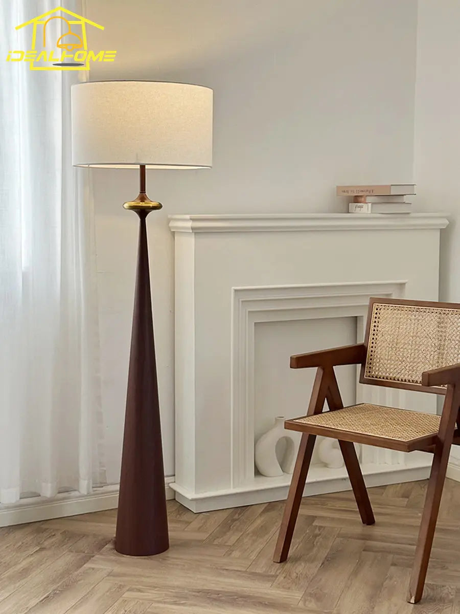 DecorBites™ LED Iron Art Floor Lamp | Wabi-sabi Minimalist Design for Living Room, Bedroom
