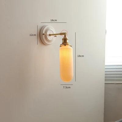DecorBites™ Copper Arm LED Wall Sconce for Bedroom Bathroom Mirror Stair Light