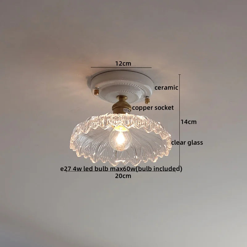 DecorBites™ Ceramic LED Ceiling Light for Modern Home Decor & Lighting