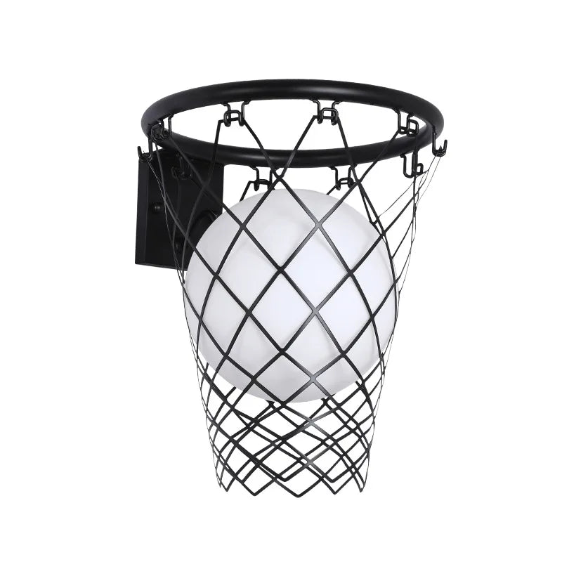 DecorBites™ Basketball Wall Lamp: Nordic Creative, Personalized, Ideal for Various Rooms
