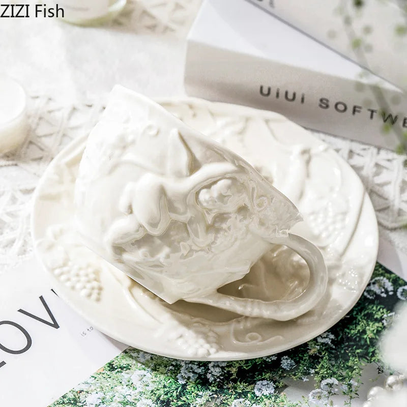 DecorBites™ Angel Relief Ceramic Tableware Set