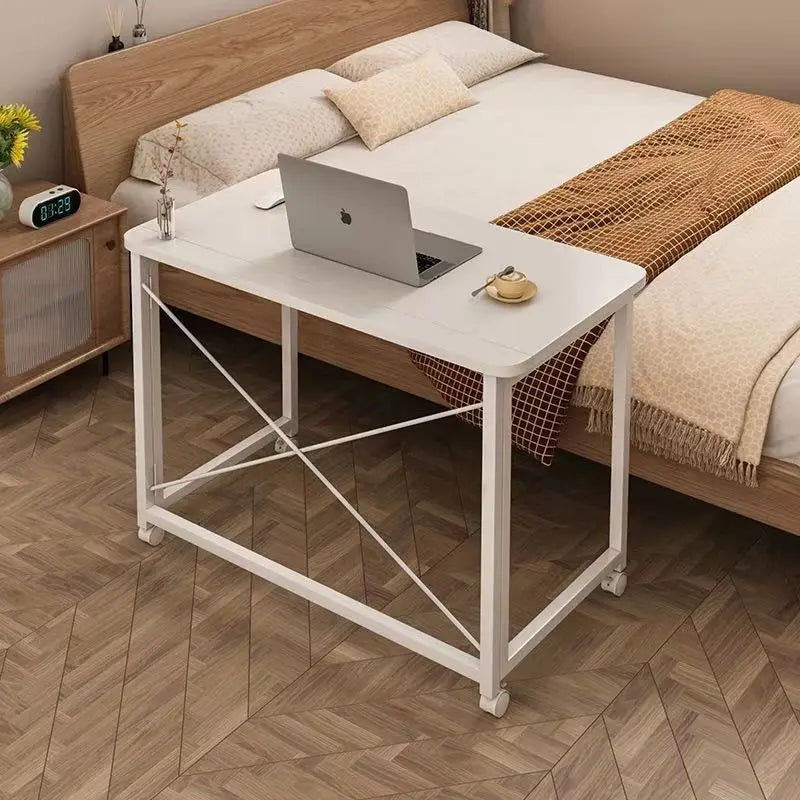 DecorBites™ Compact Foldable Table: Removable, Space-Saving, Portable, No Installation Rectangular Model