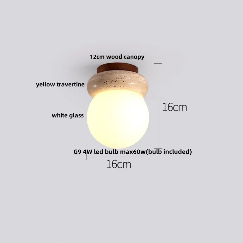 DecorBites™ LED Ceiling Lights Modern Style Balcony Living Room Cave Stone Decor