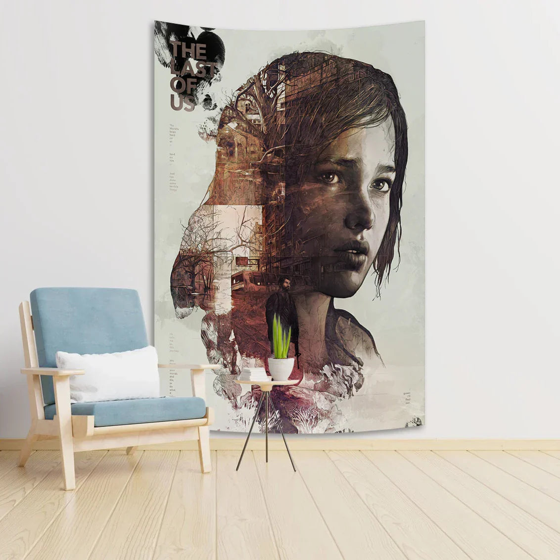 DecorBites™ Lasts of Us Tapestry: Bohemian Psychedelic Wall Cover & Home Décor Blanket