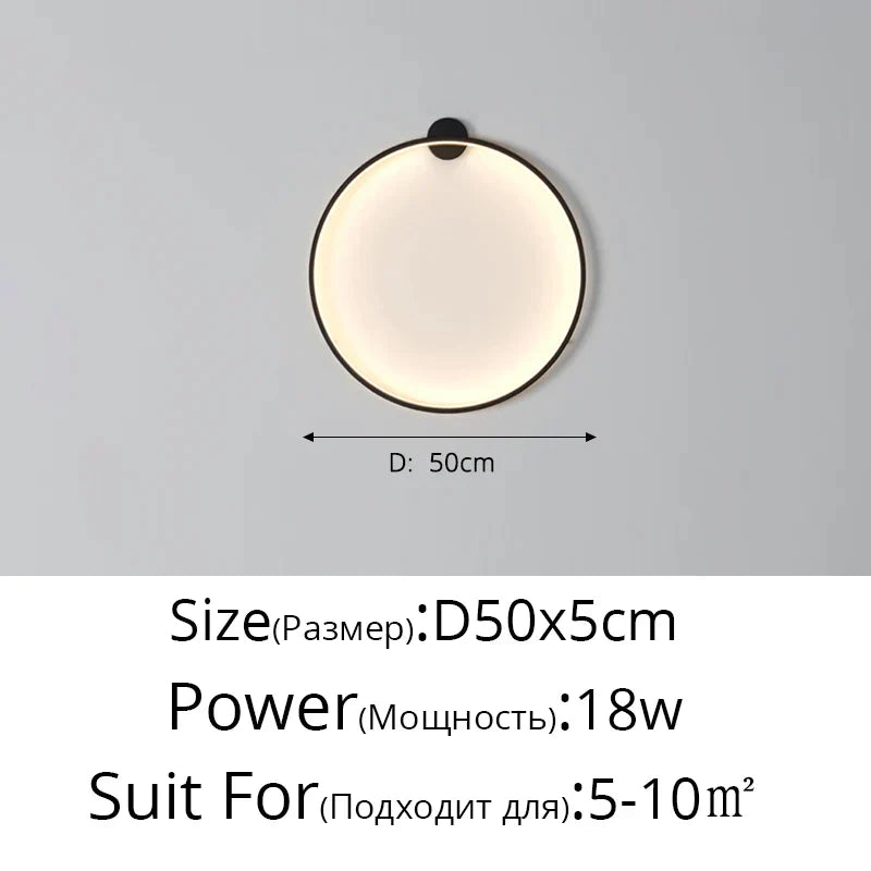 DecorBites™ LED Wall Lights: Modern Sconces for Living Dining Bedroom Home Decor