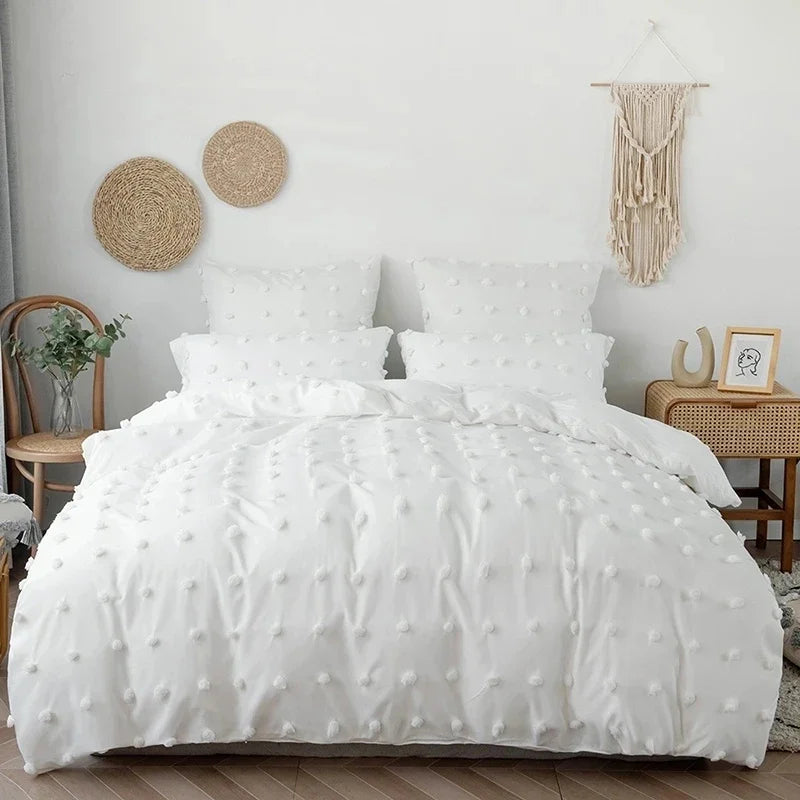 DecorBites™ Furball Double Bed 3-Piece Duvet Set - King/Queen Size Luxury Bedding