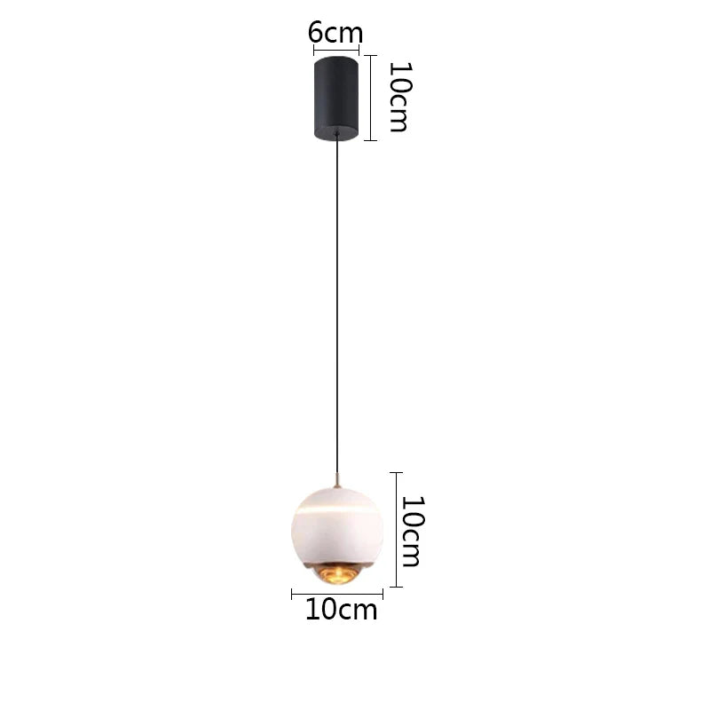DecorBites™ Ball Pendant Lights for Bedroom, Dining Room, and Kitchen Island