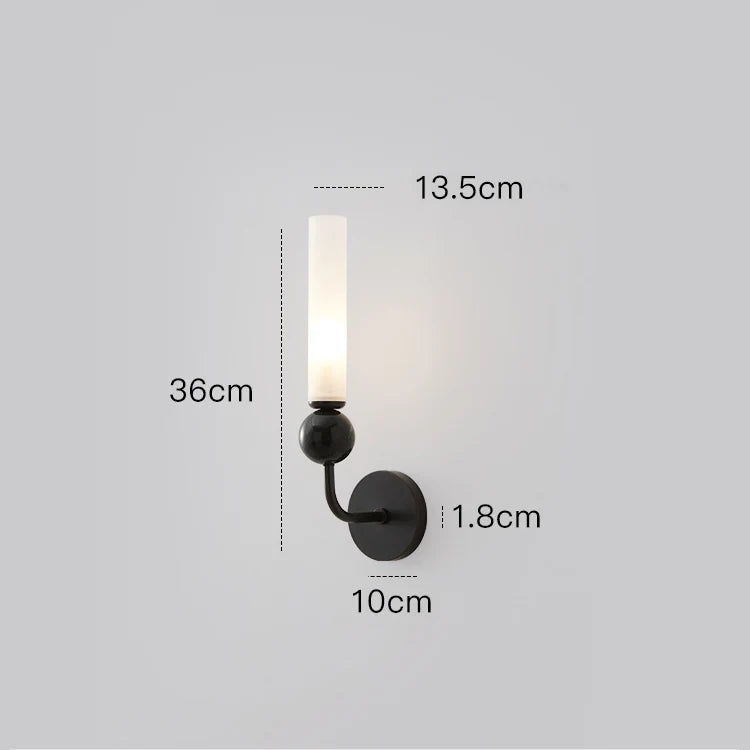 DecorBites™ Copper Wine Corridor Wall Lamp for TV Background & Bedside, Marble Finishes