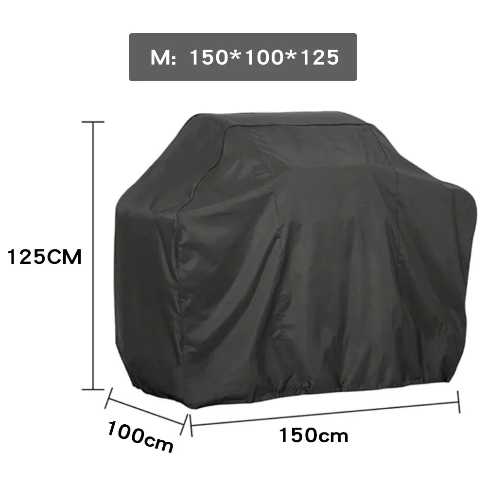 DecorBites™ BBQ Grill Cover: Outdoor Waterproof Protector for Gas Charcoal Electric Barbecues