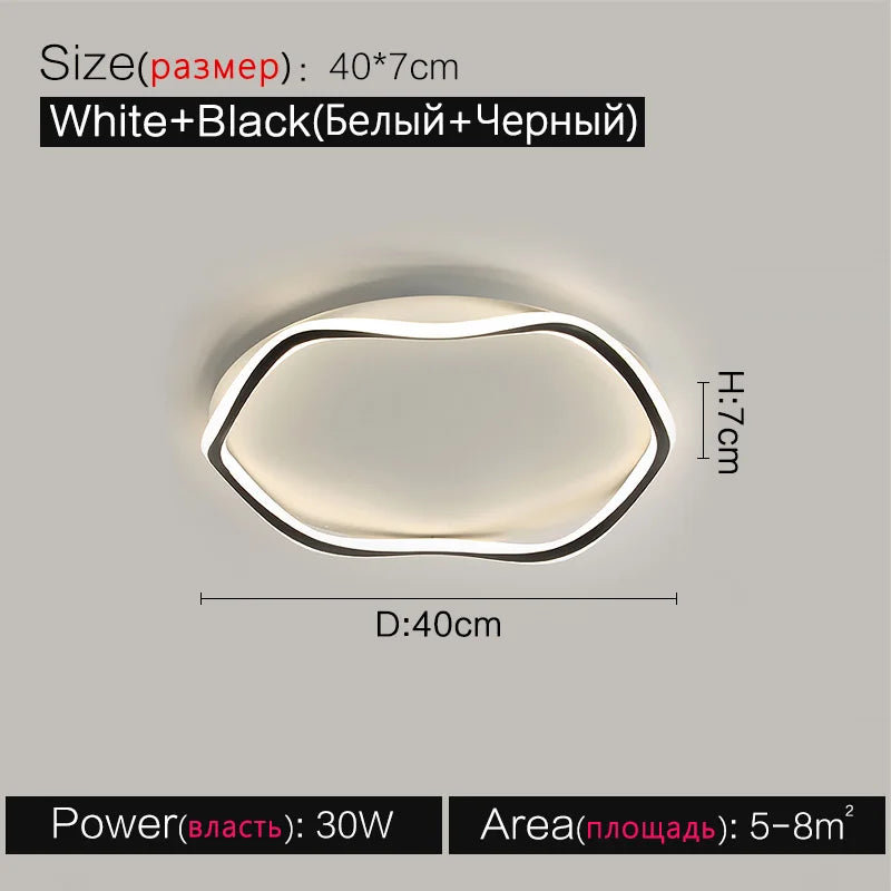 DecorBites™ Bedroom Ceiling Lamps: Modern LED, Master Bedroom Minimalist, Ins Style