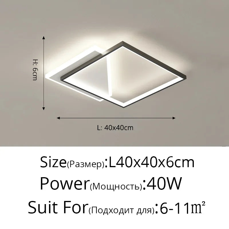 DecorBites™ LED Chandelier for Modern Indoor Lighting in Bedroom, Living Room, Study