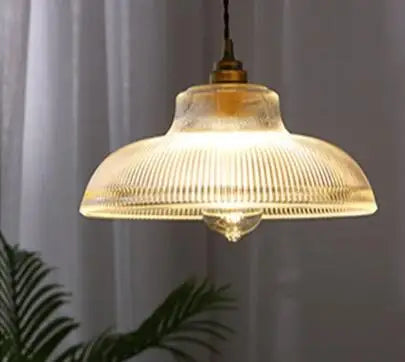 DecorBites™ Glass Lamp LED Pendant Light Fixture with Copper Socket for Nordic Modern Home Decor