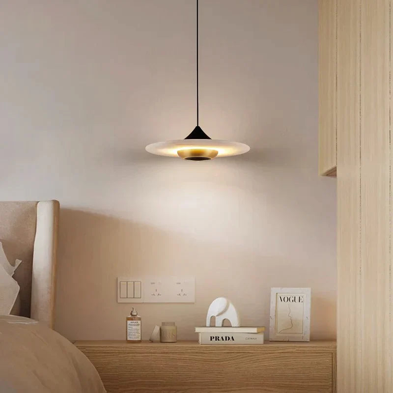 DecorBites™ Cloud Stone Pendant Lamp for Bedroom, Restaurant, Bar, and Background Wall