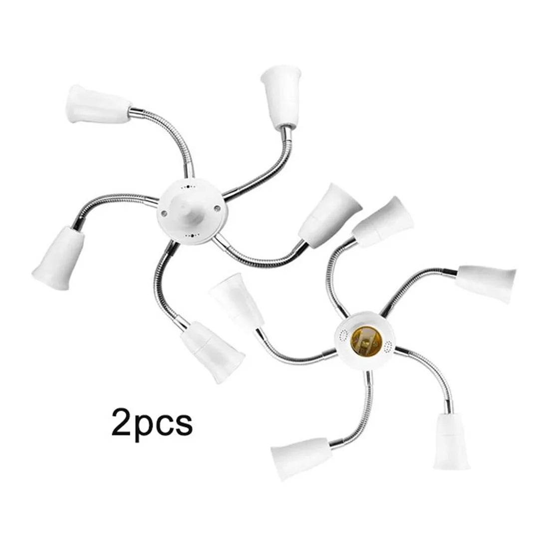 DecorBites™ 6-in-1 E26 E27 Light Splitter Socket Adapter for LED Bulbs