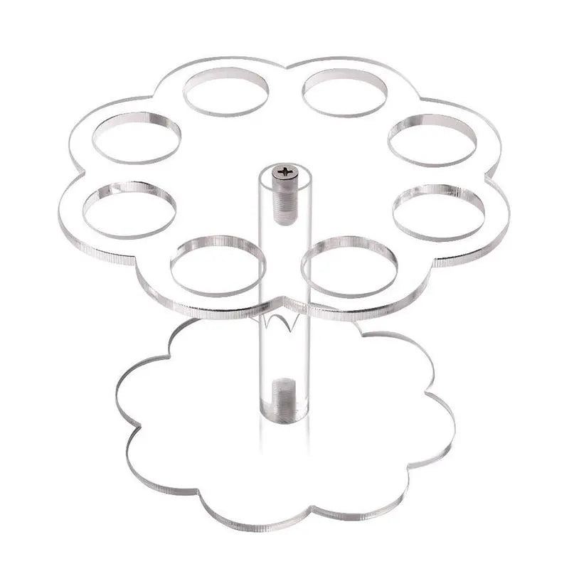DecorBites™ Acrylic Ice Cream Cone Holder Display Rack - Durable Baking Tools