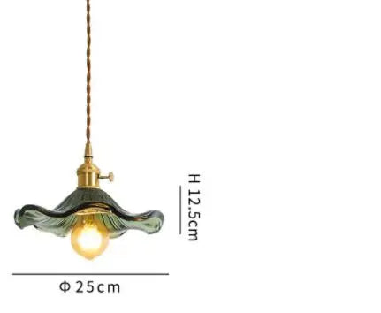 DecorBites™ Blue Glass Pendant Lights for Bedroom Dinning Living Room