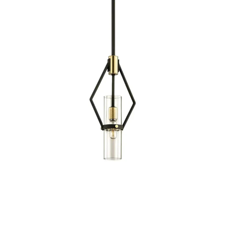 DecorBites™ Clear Glass E27 Bulb Pendant Lights for Dining Room, Kitchen, Bedroom
