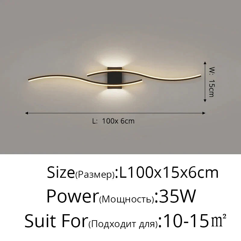 DecorBites™ LED Wall Lamp: Modern Design for Aisle, Bedroom, Closets. Ideal Indoor Lighting Solution.