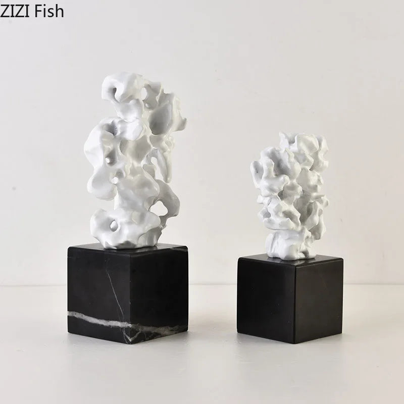DecorBites™ Coral Creative Resin Sculpture, Modern Taihu Stone Desk Ornament for Home Decor