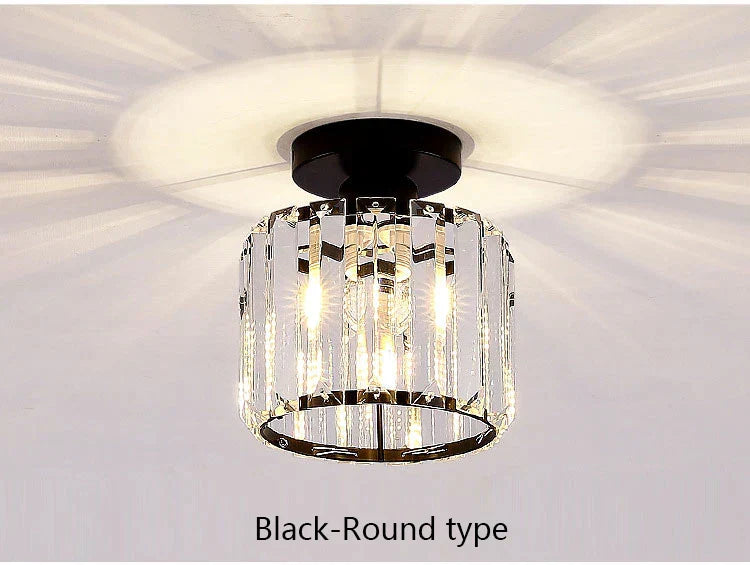 DecorBites™ Crystal LED Chandelier Ceiling Light for Home Decor & Lighting in Various Rooms