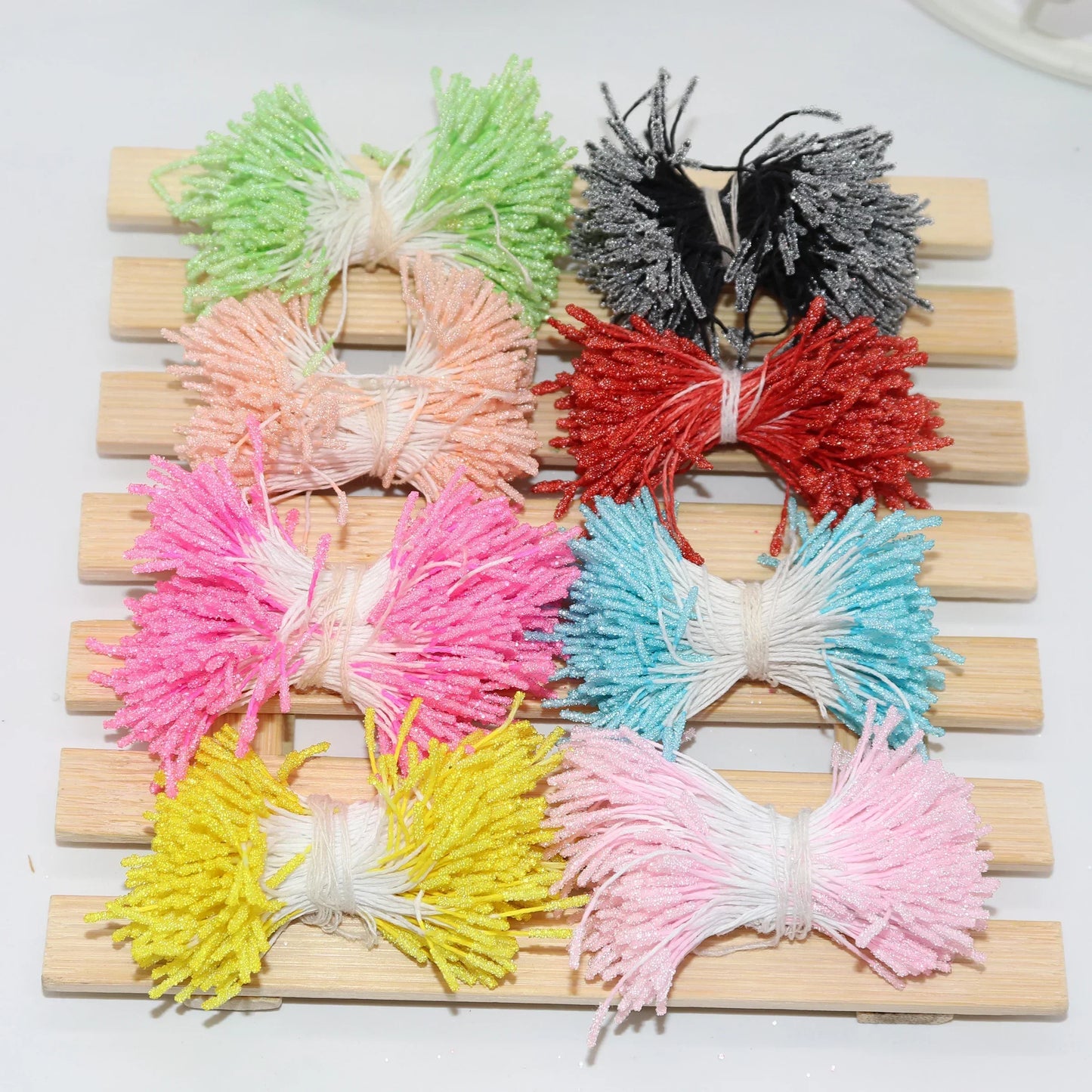 DecorBites™ 200pc Mini Flower Stamen Pistil Wedding Decoration DIY Artificial Cards Flowers