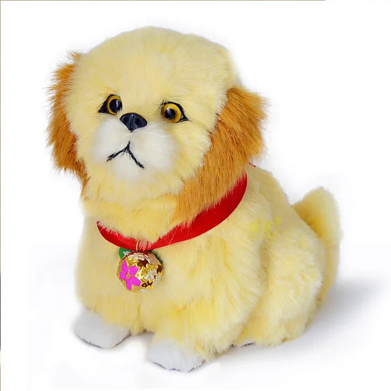 DecorBites™ Cat Dog Plush Ornaments Dolls for Home Decor & TV, Realistic Pet Figurines