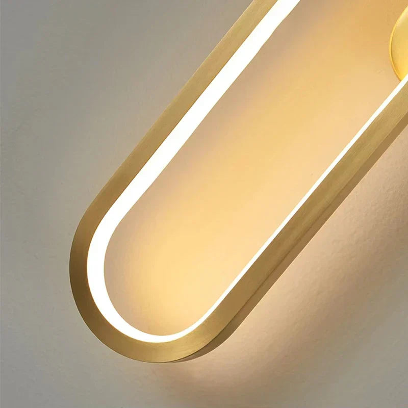 DecorBites™ Black Ring LED Indoor Wall Light for Home Decor, Living Room, Bedroom
