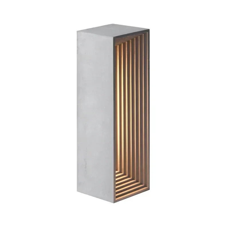 DecorBites™ Concrete Stone Table Lamp Touch Dimming LED Desk Light