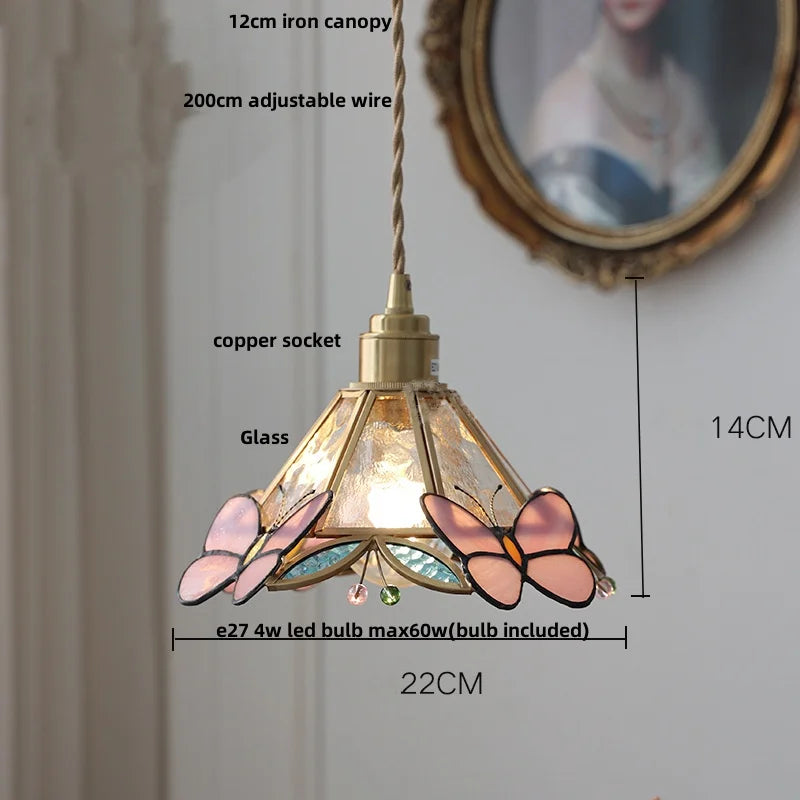 DecorBites™ Crown Diamond Glass Pendant Lamp, LED Modern Hanging Light