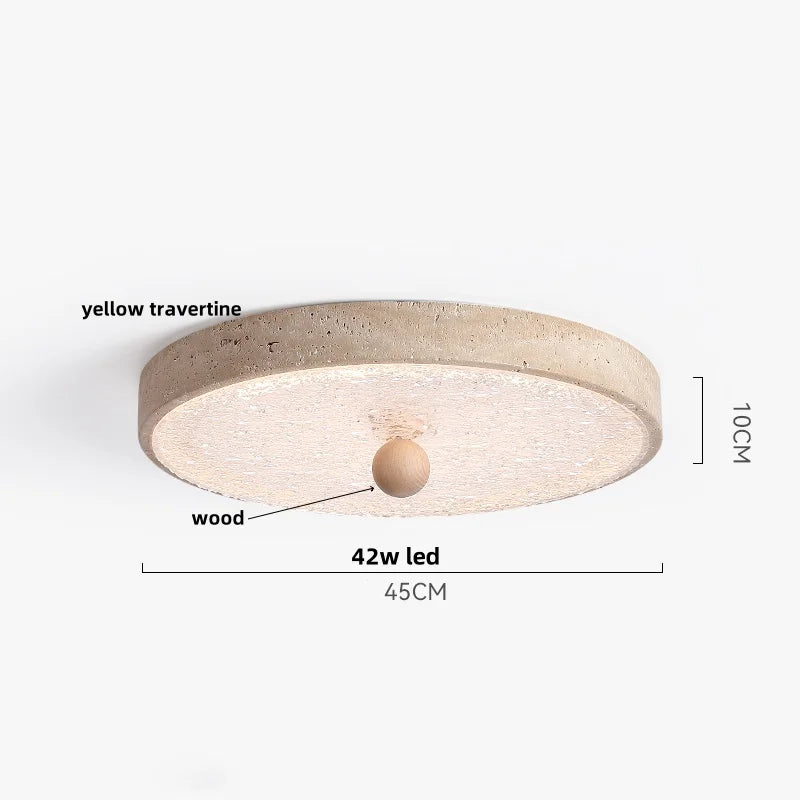DecorBites™ LED Ceiling Lights Modern Nordic White Stone Plafond Lamp