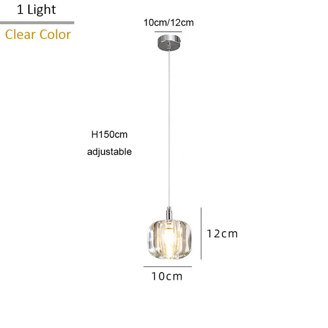 DecorBites™ Crystal LED Chandelier: Modern Living Room Suspension Light for Home Decoration
